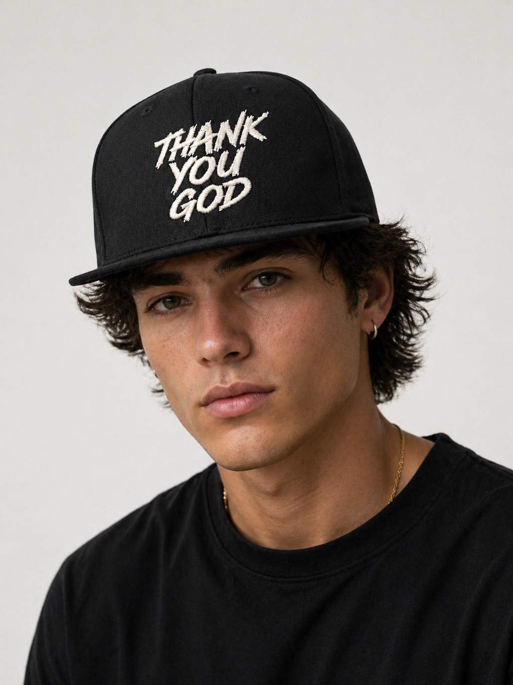 THANK YOU GOD snapback hat