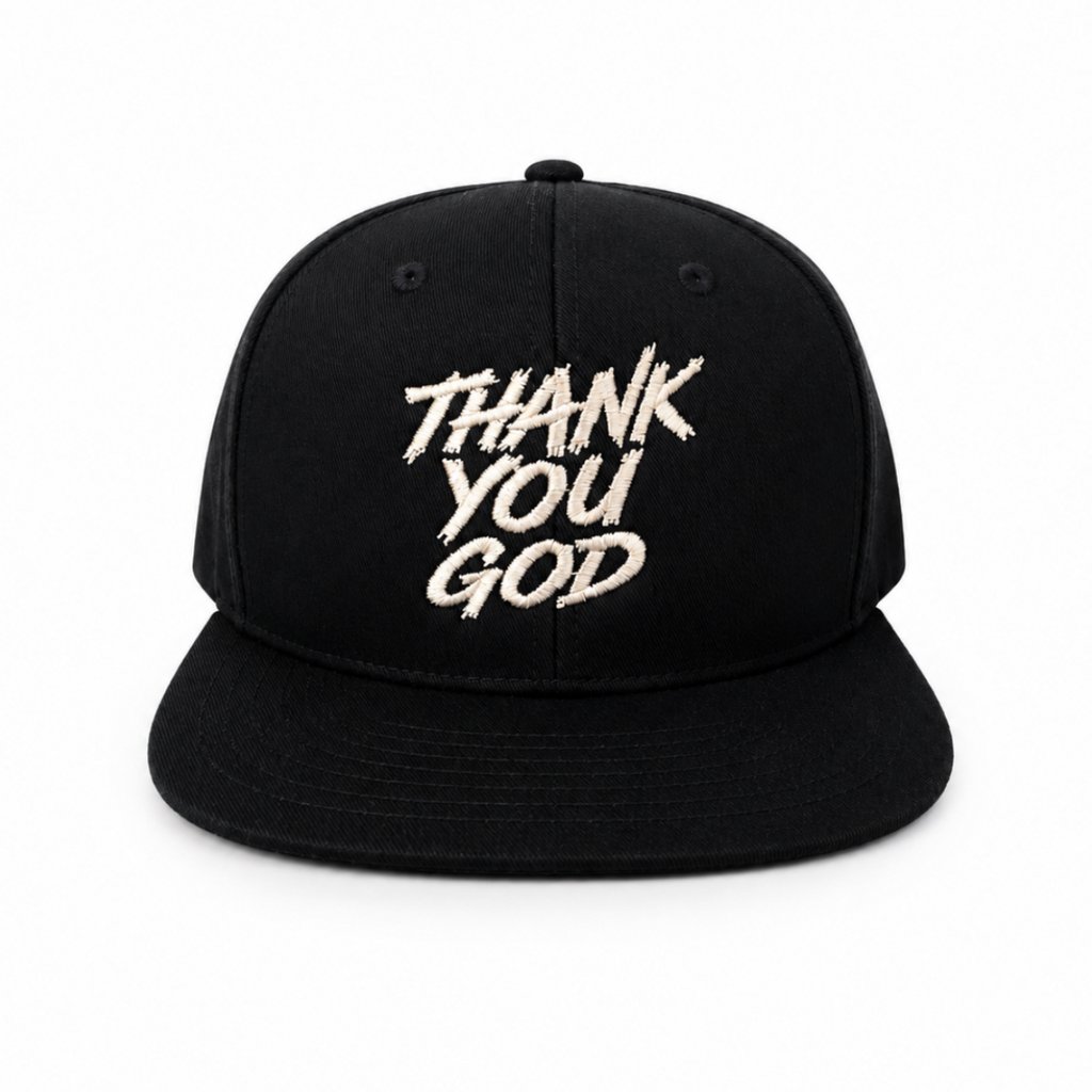 THANK YOU GOD snapback hat